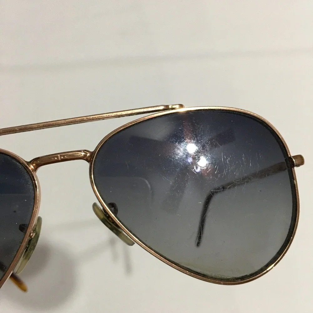 Ray-Ban RB3625 New Aviator 9202/3F Sunglasses Unisex 58mm Gold Blue Italy
